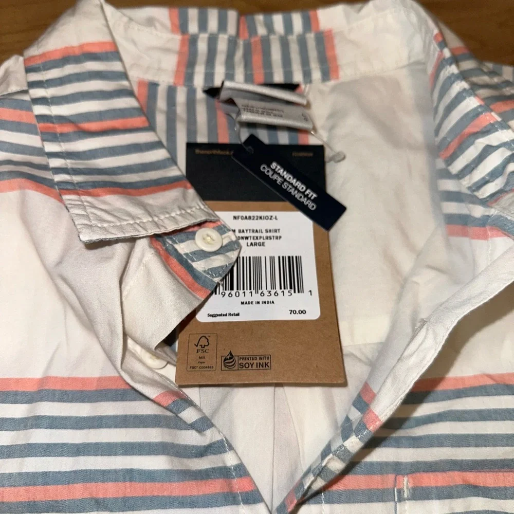 Men's The North Face Baytrail Yarn-Dye‎ ShirtSKU 9837530 Large NWT